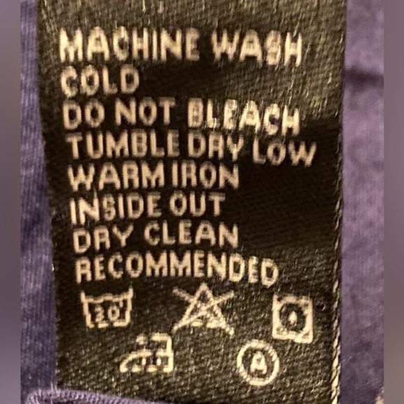 Eighty Eight Brand Christmas Short Sleeve Button Up Shirt - Navy (Size: Small) - Picture 8 of 9